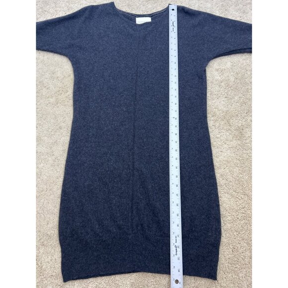 Cynthia Rowley Women's M Two-Ply Cashmere Sweater Dress Gray - Picture 7 of 7